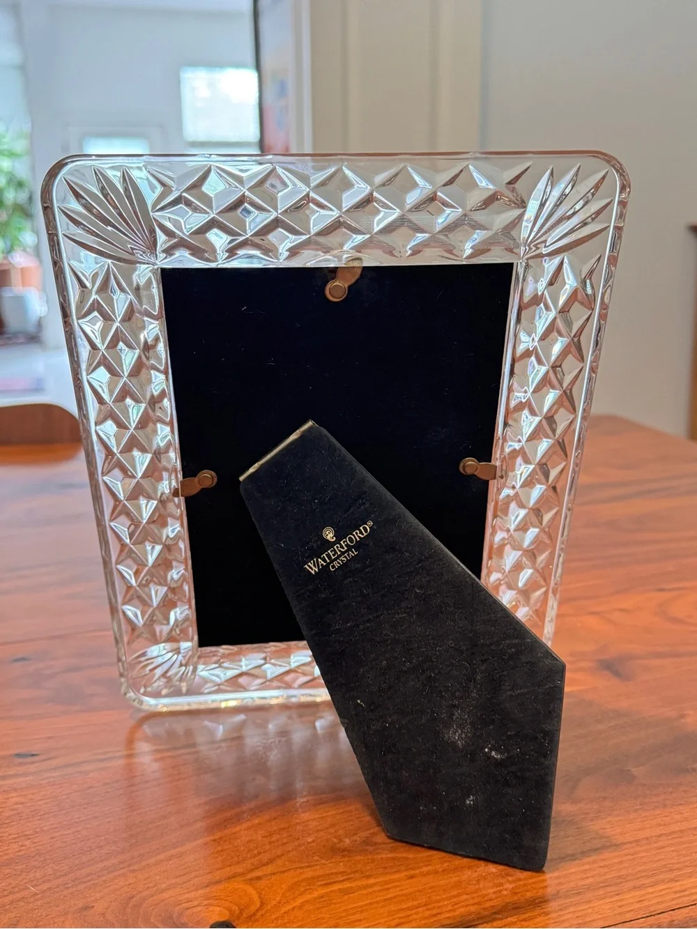 Waterford Crystal Westover Picture Frame 5x7 Photo Retired Signed Standing VTG